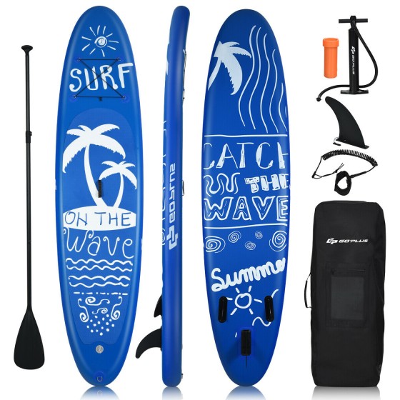 OUTGOO Inflatable and Adjustable Stand Up Paddle Board for Water Sports, Travel and Outdoor Adventures