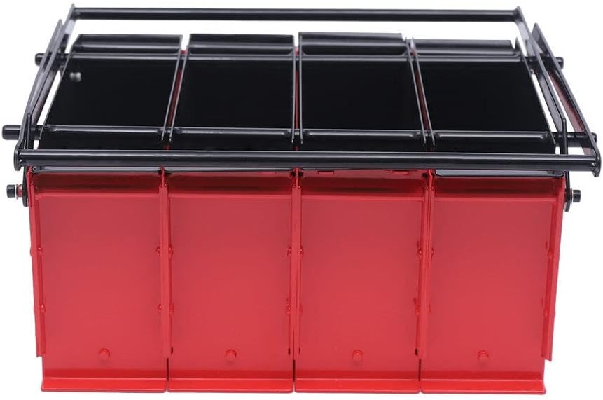 OUTGOO Paper Log Briquette Maker Paper Press Machine Black and Red 15"×12.2"×7.1"