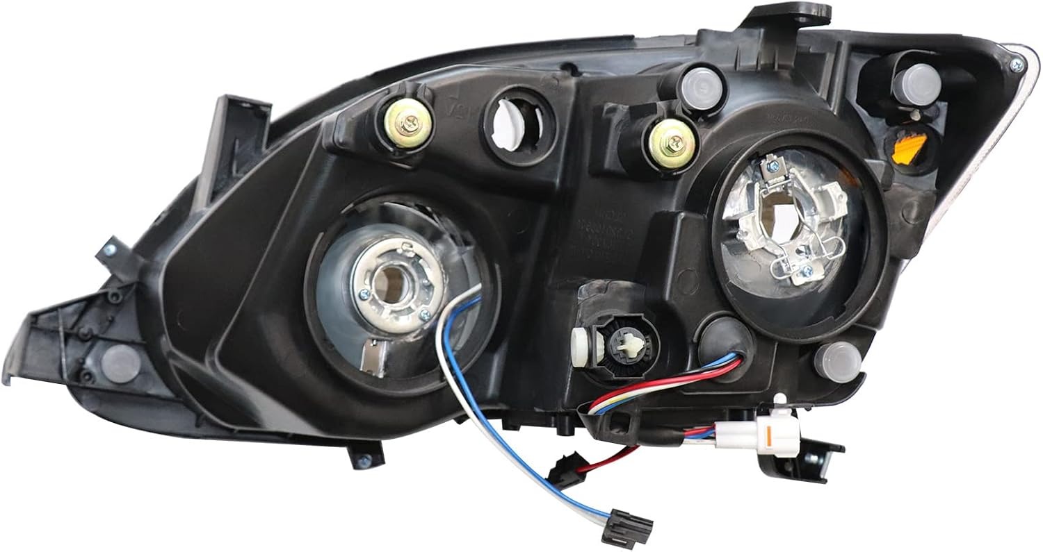 OUTGOO For 2008 2009 2010 Avalon XL XLS HID Headlights Headlamps Replacement Left and Right Side Chrome Housing Clear Lens