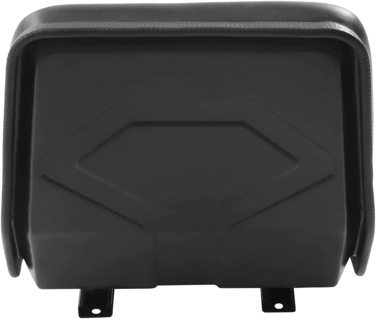 OUTGOO Tractor Seat with Back Rest Compact Narrow Seat Black Tractor Seat with Adjustable Seat with a Drain Hole Universal Tractor Seat Lawn Mower Seat Loader Waterproof Universal Skid Steer Seat