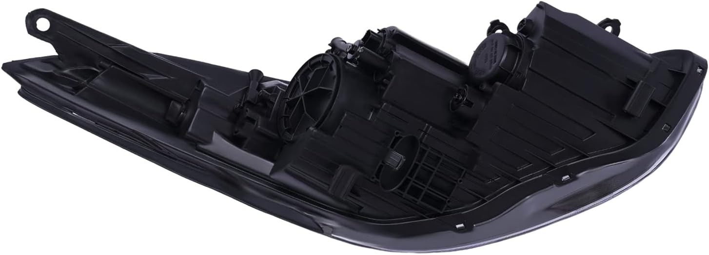 OUTGOO - For 2011 2012 2013 Hyundai Elantra Halogen Left Driver Side Headlight Headlamp Assembly Chrome Housing Clear Lens 92101-3Y000