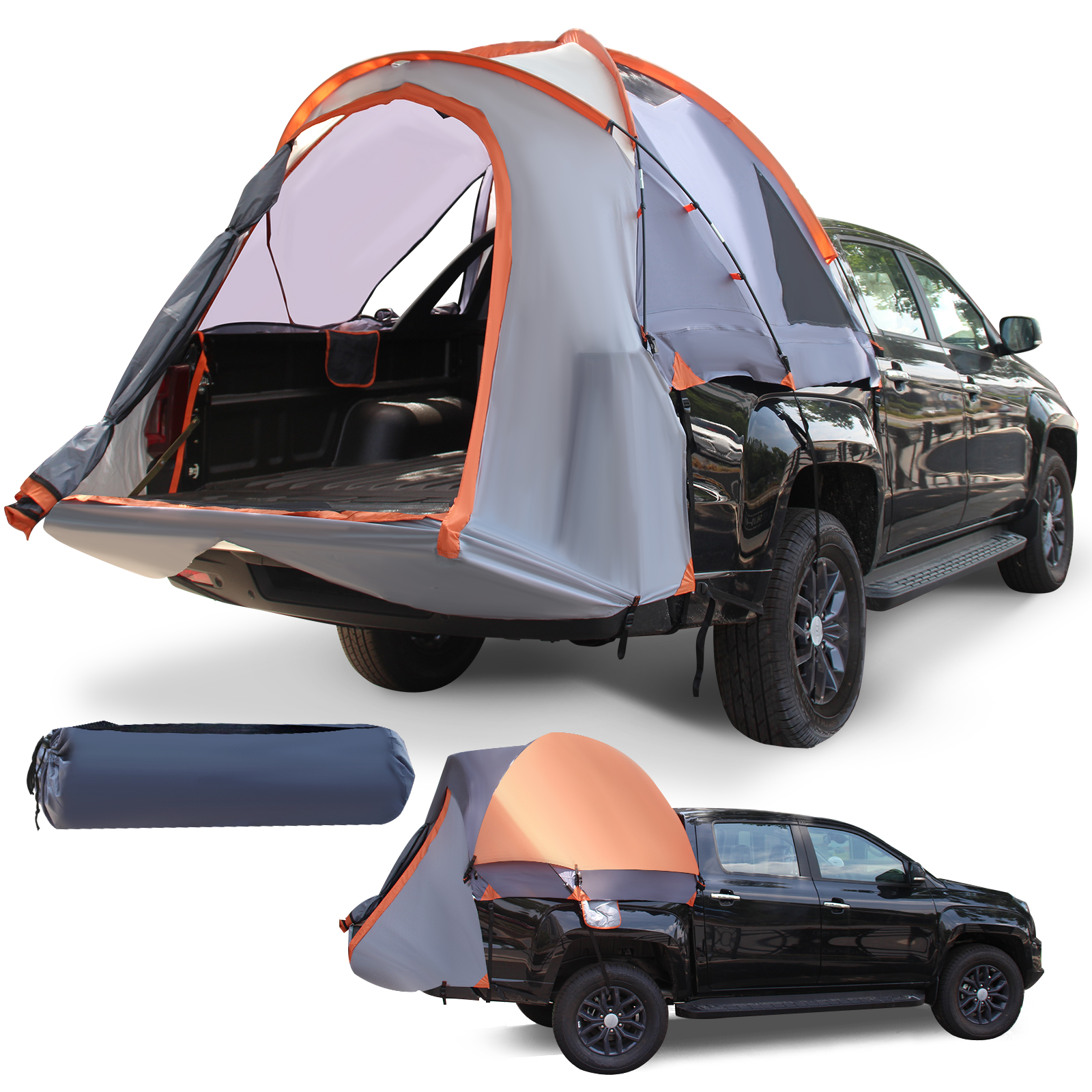 OUTGOO 2 Person Portable Pickup Tent with Carry Bag for Home, Patio, Outdoor and Everyday Use