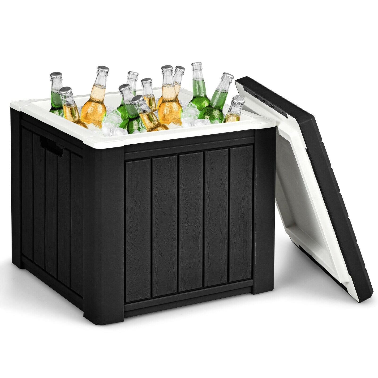 OUTGOO 4-in-1 10 Gallon Storage Cooler for Picnic and Outdoor Activities for Home, Patio, Outdoor and Everyday Use