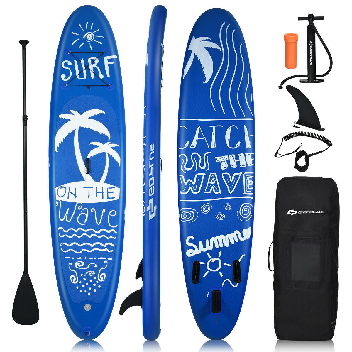 OUTGOO Inflatable and Adjustable Stand Up Paddle Board for Water Sports, Travel and Outdoor Adventures