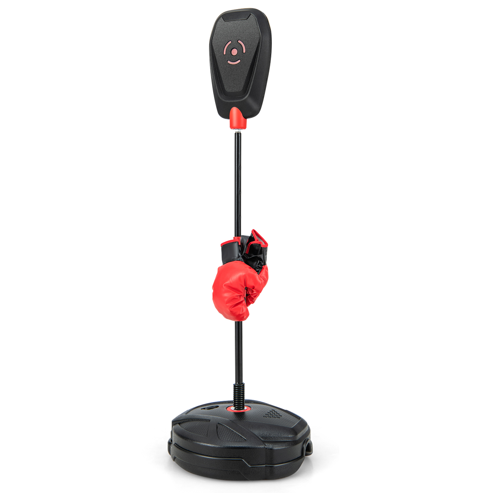 OUTGOO Inflation-Free Boxing set with Punching Bag and Boxing Gloves Quick Rebound Design for 5+ Years Old Kids